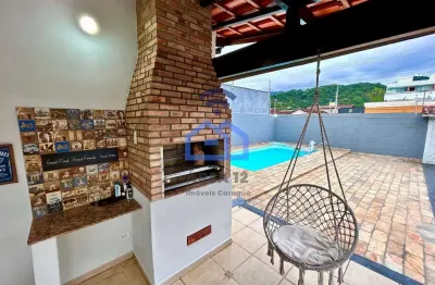 Casa ampla com 3 dormitórios à venda no bairro estrela d'alva, área central de caraguatatuba - exce