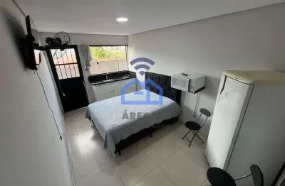 Kitnet para locação no bairro do aruan em caraguatatuba, sp - more com praticidade e aconchego
