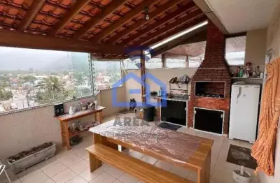 Cobertura com vista panorâmica à venda no bairro do massaguaçu em caraguatatuba, sp