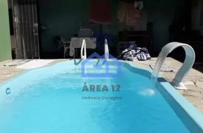 Casa com piscina à venda no bairro do perequê mirim em caraguatatuba, sp