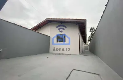 Casa nove à venda, com 2 dormitórios sendo uma suíte no bairro do golfinho em caraguatatuba, sp, fi