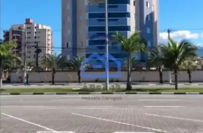 Apartamento na beira mar para locação, parque balneário poiares, caraguatatuba, sp