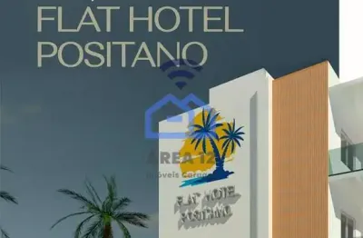 Flat hotel positano à venda, jardim aruan, caraguatatuba, sp