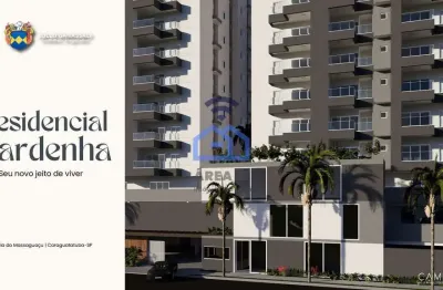 Lançamento na praia do massaguaçu, residencial sardenha, 2 dormitórios (2 suítes), caraguatatuba/sp