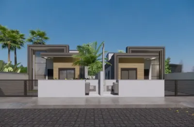 Linda casa térrea com 02 dormitórios, sendo 01 suíte, fachada moderna, à venda nos ingleses!!!