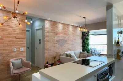 Apartamento na vila mascote com 67m² - 2 dormitórios, 1 suíte, varanda gourmet - 1 vaga