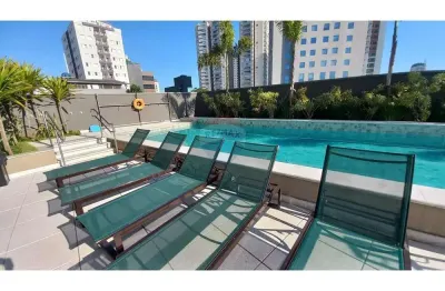 Apartamento 1 dorm, com design planejado e moderno. condominio clube