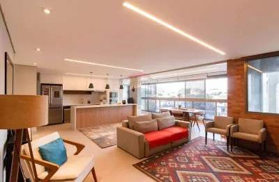 Apartamento de alto padrão com 140m², 3 suítes e 2 vagas na vila mariana