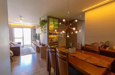 Apartamento TIPO todo REFORMADO E SUPER MODERNO com 84 m2 com 3 quartos, 1 escritório , sala cozinha e area de serviço !