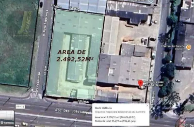 Terreno à venda, 2492 m² por r$ 12.500.000,00 - vila maria antonieta - pinhais/pr