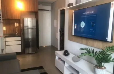 Lindo apartamento para locação 1 dorms semi-mobiliado - 41m²