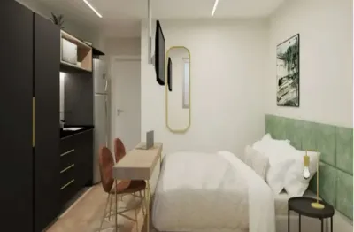 Apartamento no condomínio atmosfera 360° em santo amaro com 24m² 1 dormitório 1 banheiro 1 vaga