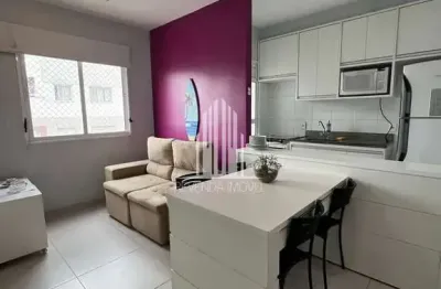 Apartamento mobiliado à venda com 38m², 1 quarto e sem vaga