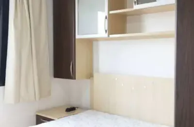 Condomínio Itaim Residence Place Vila Olímpia, Apartamento de 41m² com 1 suíte, 1 vaga.