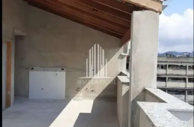 Cobertura à venda na Vila Luzita em Santo André-SP: 2 quartos, 1 suíte, 3 banheiros, 1 vaga, 97m²