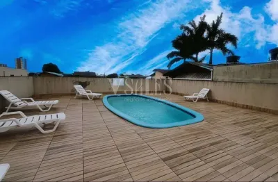 Viva com conforto: apartamento mobiliado em condomínio com piscina e jogos!