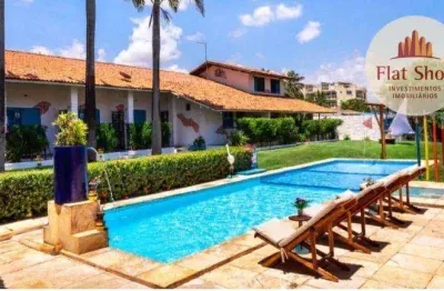Pousada com 12 dormitórios à venda na avenida dos coqueiros, à 15m do mar, 440 m² por r$ 2.500.000 - cumbuco - caucaia/ce