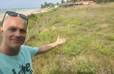 Terreno à venda na praia de icairaizinho, amontada  por r$ 2.500.000