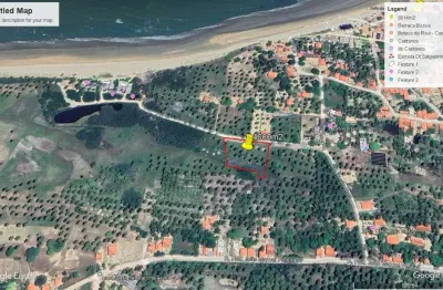 Terreno à venda na praia de moitas, amontada  por r$ 1.000.000