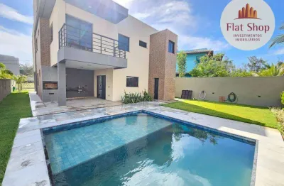 Casa com 4 dormitórios à venda, 263 m² por r$ 1.550.000,00 - cumbuco - caucaia/ce