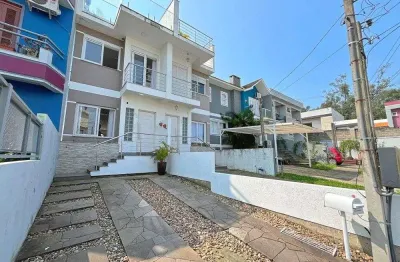 Casa com 3 dormitórios à venda, 136 m² por r$ 549.000 - hípica - porto alegre/rs