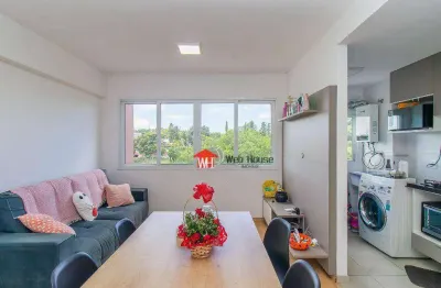 Apartamento com 2 dormitórios à venda, 53 m² por r$ 360.000 - azenha - porto alegre/rs