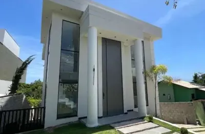 Casa em condomínio fechado com 4 quartos à venda na rua caraíva, alphaville (abrantes), camaçari, 386 m2 por r$ 2.600.000