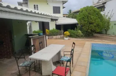 Casa em condomínio fechado com 6 quartos para alugar na rua praia da sereia, vilas do atlantico, lauro de freitas, 300 m2 por r$ 6.800