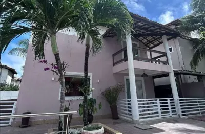 Casa em condomínio fechado com 3 quartos à venda na rua milena ramone alencar ramos, ipitanga, lauro de freitas, 135 m2 por r$ 640.000