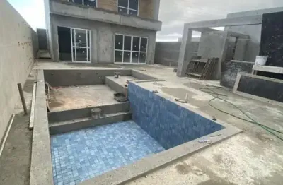 Casa em condomínio fechado com 4 quartos à venda na rua do piruí, arembepe (abrantes), camaçari, 300 m2 por r$ 460.000