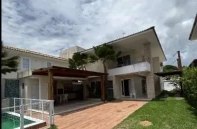 Casa em condomínio fechado com 4 quartos à venda na rua priscila b dutra, buraquinho, lauro de freitas, 400 m2 por r$ 1.890.000