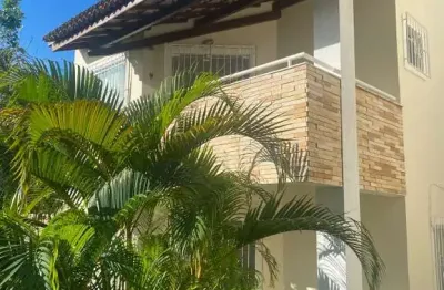 Casa em condomínio fechado com 4 quartos à venda na rua marta maria de jesus, miragem, buraquinho, lauro de freitas, 145 m2 por r$ 700.000