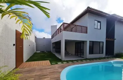 Casa em condomínio fechado com 5 quartos à venda na rua praia de tubarão, vilas do atlântico, vilas do atlantico, lauro de freitas, 300 m2 por r$ 990.000