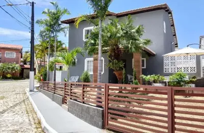 Casa em condomínio fechado com 4 quartos à venda na rua praia de tubarão, vilas do atlântico, vilas do atlantico, lauro de freitas, 300 m2 por r$ 1.150.000