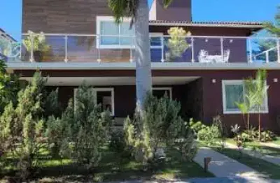 Casa em condomínio fechado com 5 quartos para alugar na avenida tiradentes, abrantes, camaçari, 290 m2 por r$ 9.300