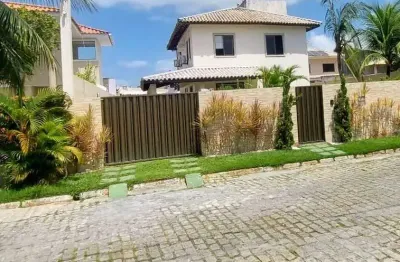 Casa em condomínio fechado com 4 quartos à venda na rua joão marques oliveira, s/n, condomínio vilas do joanes, abrantes, buraquinho, lauro de freitas, 220 m2 por r$ 1.200.000