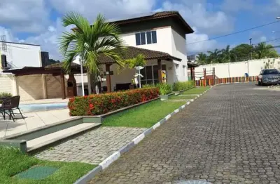 Casa em condomínio fechado com 3 quartos à venda na rua do bosque, catu de abrantes, boa união, camaçari, 177 m2 por r$ 650.000