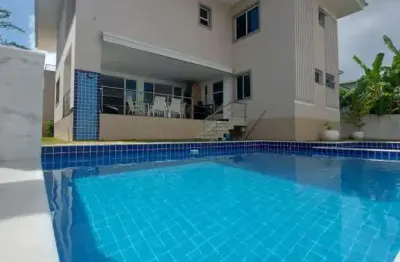 Casa em condomínio fechado com 3 quartos para alugar na rua caraíva, abrantes, alphaville litoral norte 1, alphaville (abrantes), camaçari, 499 m2 por r$ 16.000