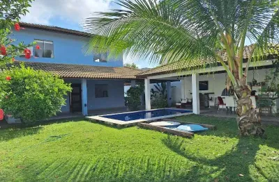 Casa em condomínio fechado com 3 quartos à venda na rodovia ba-099 - estrada do côco, km 08 condomínio vilas do joanes, catu de abrantes, camaçari, 390 m2 por r$ 1.200.000