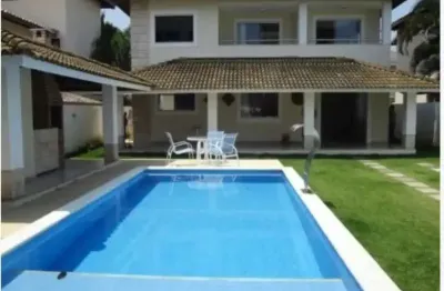 Casa em condomínio fechado com 4 quartos à venda na rua manoel josé pereira, condominio vilas do joanes, buraquinho, lauro de freitas, 500 m2 por r$ 1.350.000