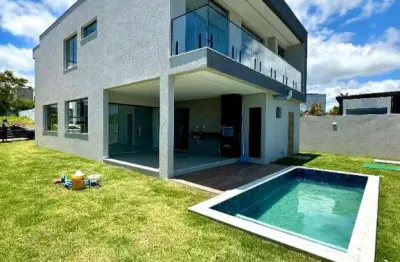 Casa em condomínio fechado com 4 quartos à venda na rua caraíva, alphaville litoral norte, alphaville (abrantes), camaçari, 387 m2 por r$ 1.850.000