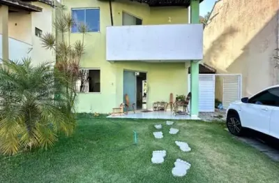 Casa em condomínio fechado com 4 quartos à venda na rua marta maria de jesus, miragem, buraquinho, miragem, lauro de freitas, 200 m2 por r$ 845.000