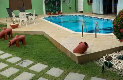 Casa em condomínio fechado com 4 quartos à venda na avenida luiz tarquínio pontes, vilas do atlantico, lauro de freitas, 540 m2 por r$ 1.500.000