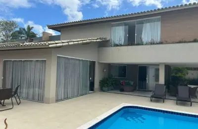 Casa em condomínio fechado com 4 quartos à venda na rodovia ba-099 - estrada do côco, km 08 condomínio vilas do joanes, catu de abrantes, camaçari, 416 m2 por r$ 1.500.000