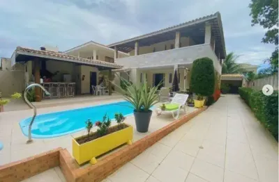 Casa em condomínio fechado com 4 quartos à venda na rodovia ba-099 - estrada do côco, km 08 condomínio vilas do joanes, catu de abrantes, camaçari, 400 m2 por r$ 950.000