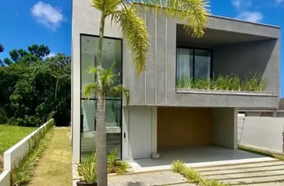 Casa em condomínio fechado com 3 quartos à venda na rua caraíva, alphaville (abrantes), camaçari, 479 m2 por r$ 2.550.000