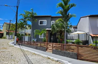 Casa em condomínio fechado com 4 quartos à venda na rua praia de tubarão, vilas do atlantico, lauro de freitas, 300 m2 por r$ 1.150.000