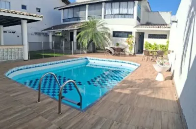 Casa em condomínio fechado com 4 quartos à venda na rua priscila b dutra, buraquinho, lauro de freitas, 420 m2 por r$ 1.400.000