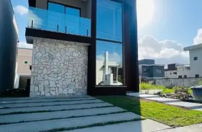 Casa em condomínio fechado com 4 quartos à venda na rua sucupió, catu de abrantes, camaçari, 150 m2 por r$ 1.100.000