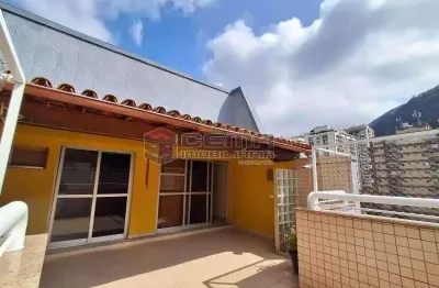 Cobertura com 3 quartos para alugar na rua marechal niemeyer, botafogo, rio de janeiro, 178 m2 por r$ 7.000